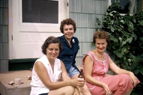Irene, Agnes, Virginia August 1955