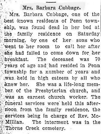1907 barbara cubbage obit